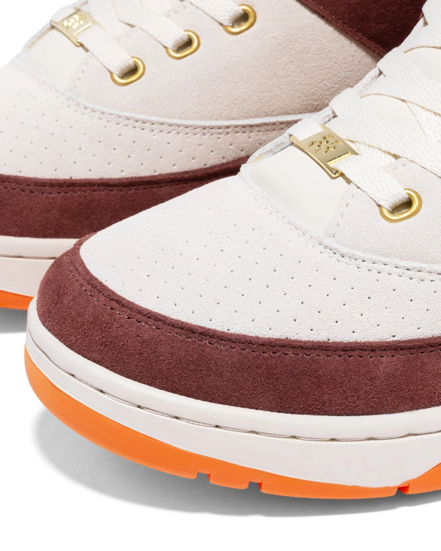 Patrick Ewing 33 Hi - 1Ew33S26-922 - Cream / Brown / Orange — product view 6