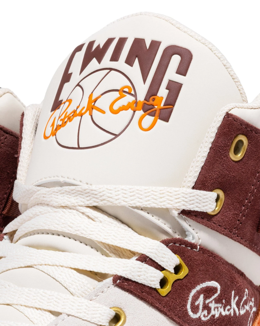 Patrick Ewing 33 Hi - 1Ew33S26-922 - Cream / Brown / Orange — product view 7