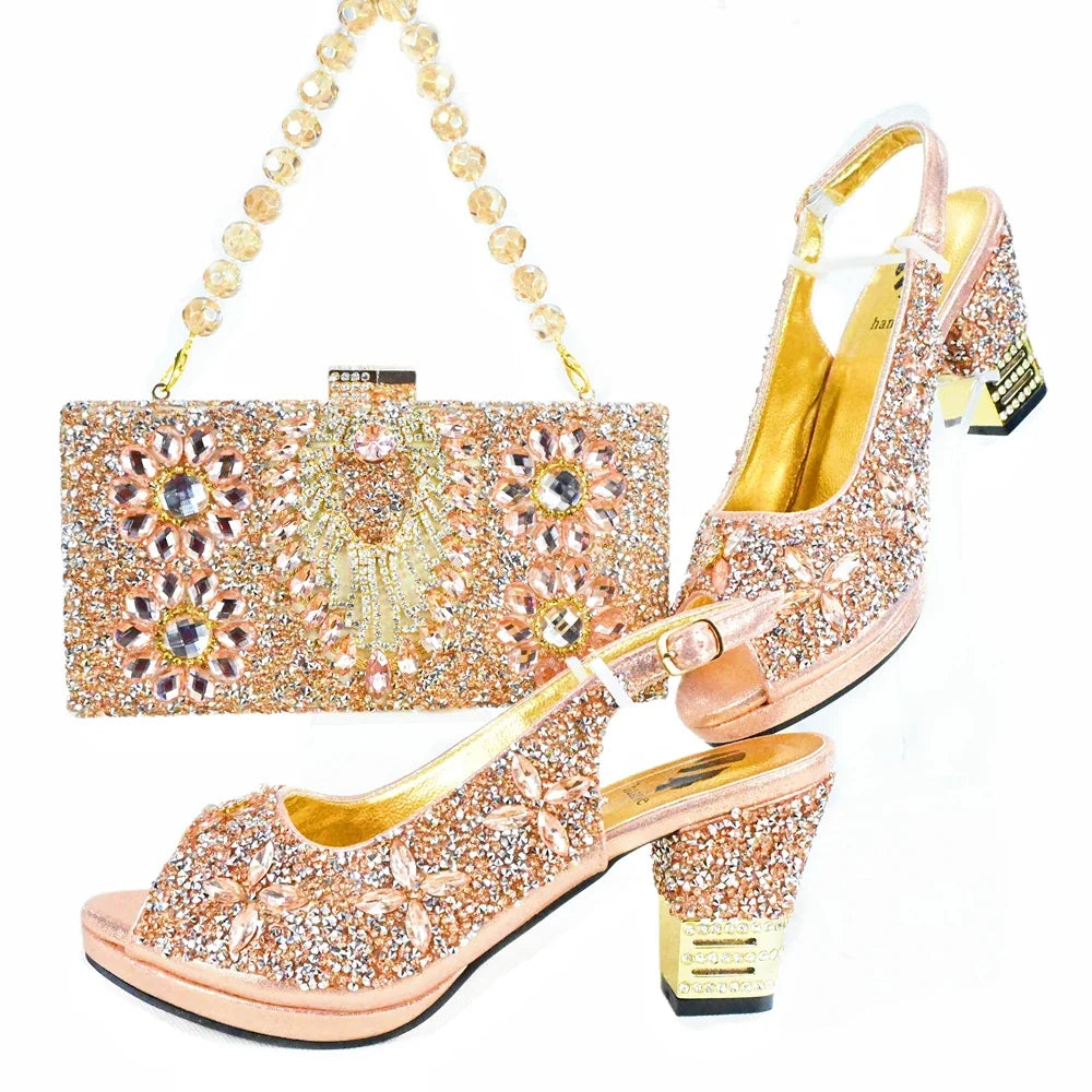 EdleessFashion Italian Shoes And Bag Sets HJK1-26 – product view 5