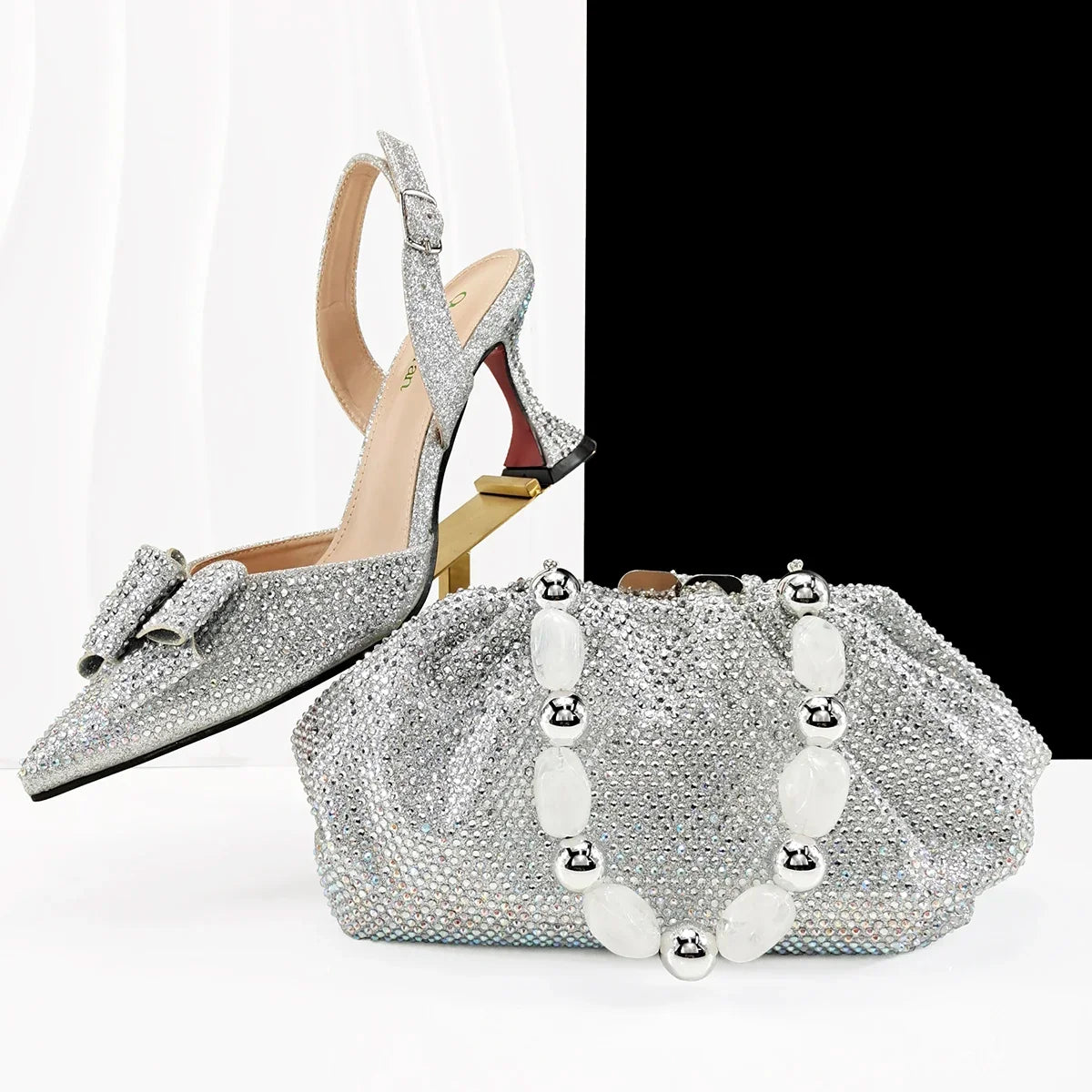 High Quality Style Ladies Shoes And Bags Set EDHC1-1