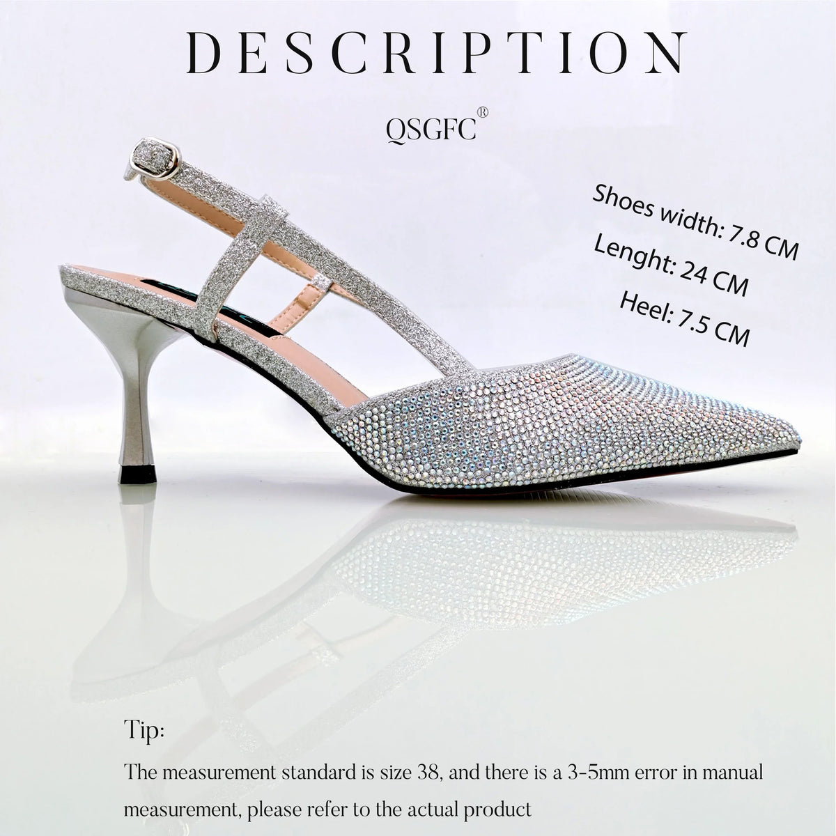 Fashion Shoulder Bag and Strap High Heels Set – product view 20