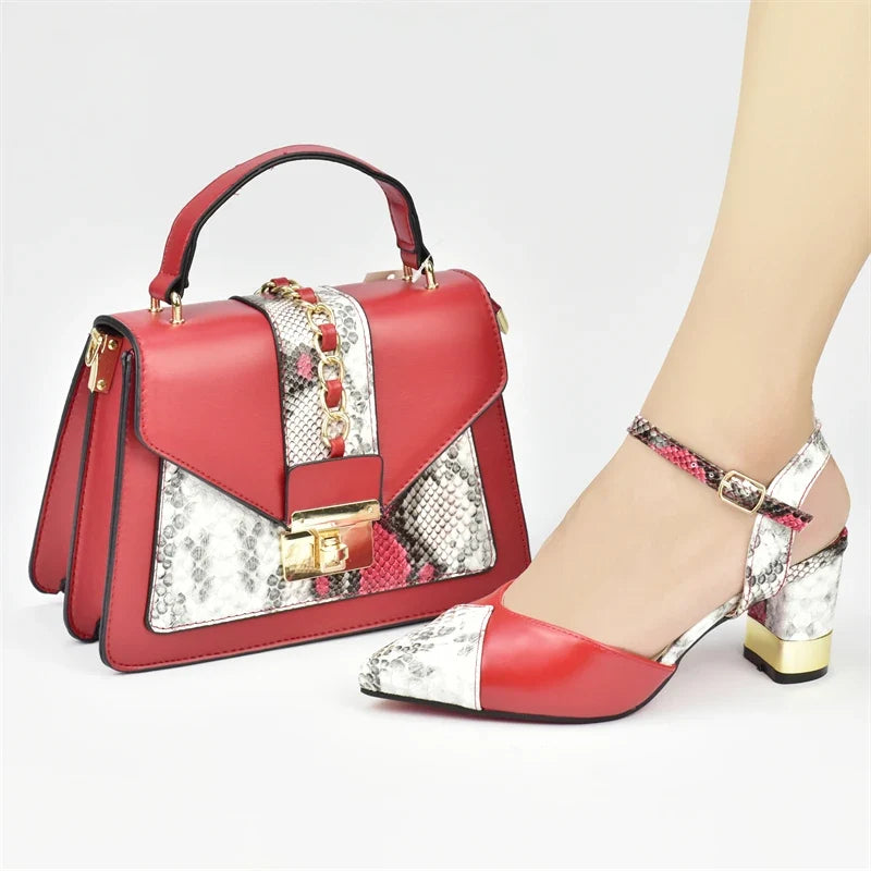 Italian Shoe With Matching Bags! HRG1-8 – product view 5