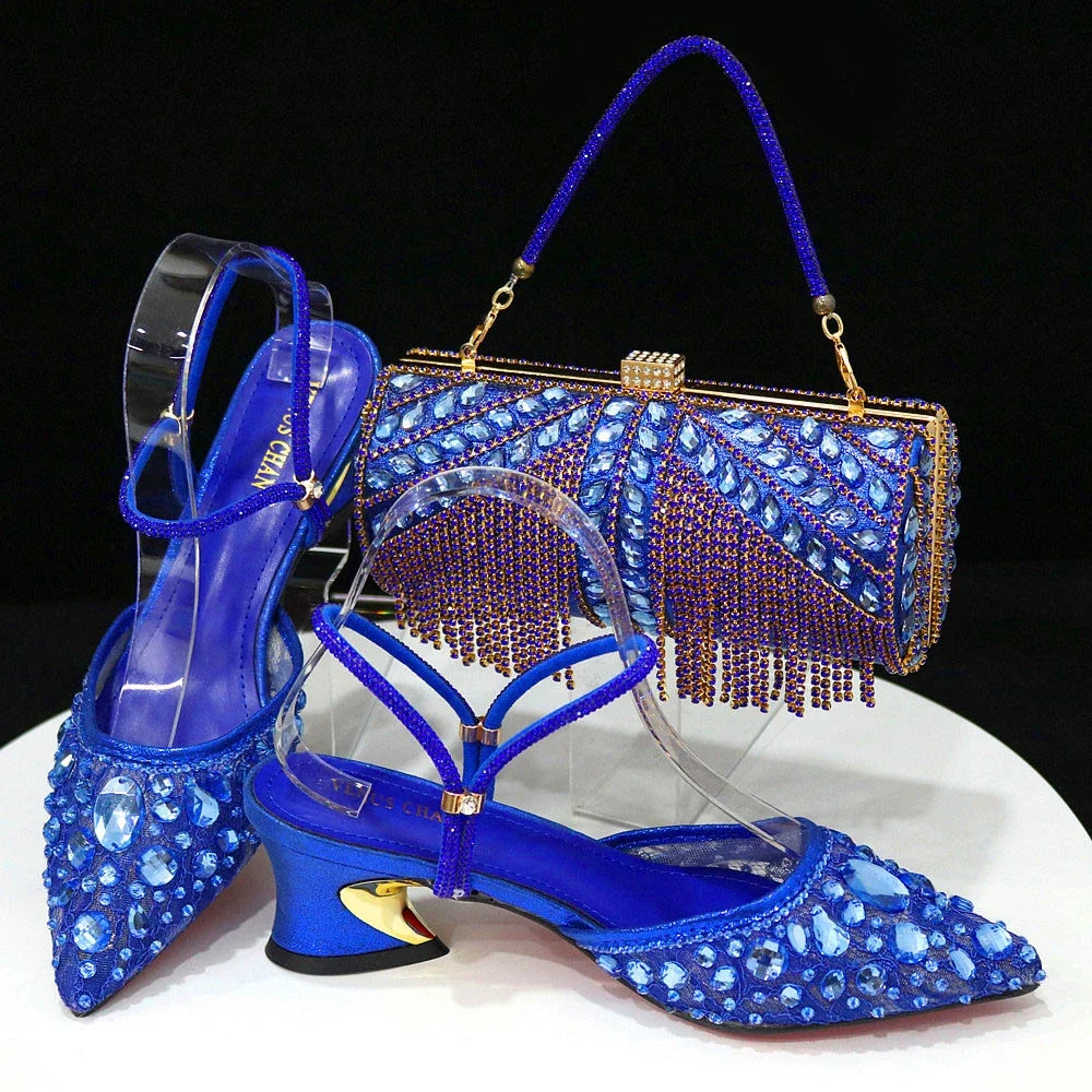 High Quality Ladies Shoes And Bags Set HAQ1-5 β product view 5