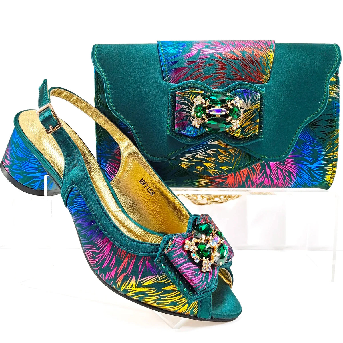 Italian Matching Shoe and Bag Set HKK1-10 – product view 2