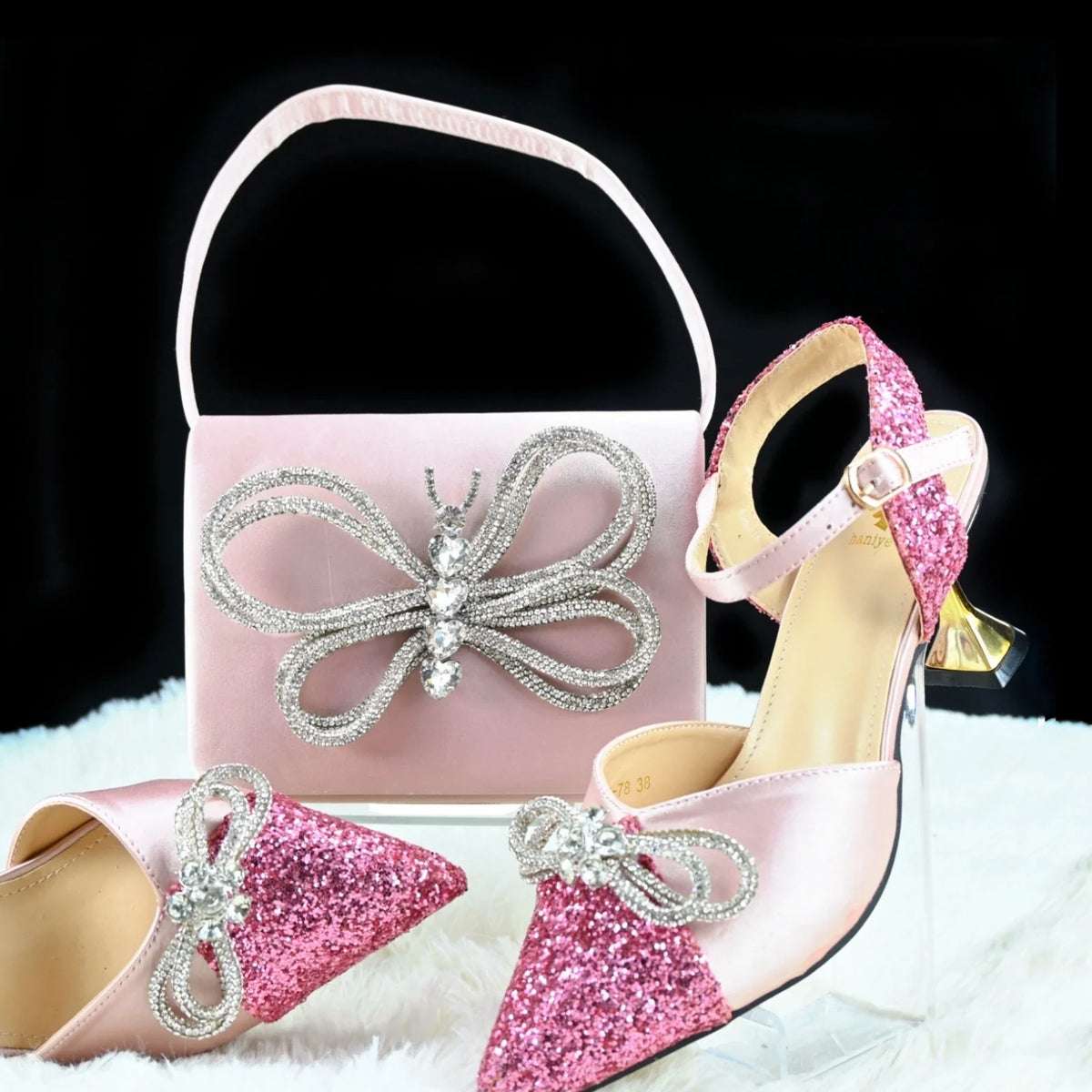 High Quality Style Ladies Shoes And Bags Set HGH1-8 – product view 3