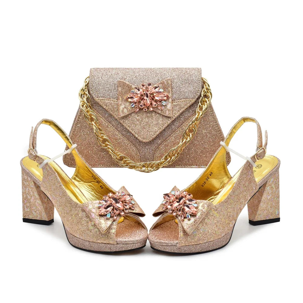 EdleessFashion New Italian Shoe and Bag Set New HCV1-2 β product view 5