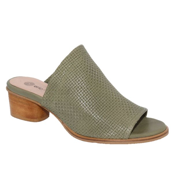 Eric Michael Sevilla Embossed Leather Slide