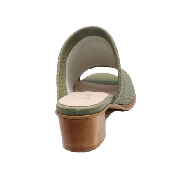 Eric Michael Sevilla Embossed Leather Slide