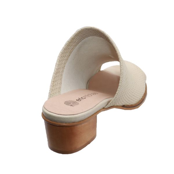 Eric Michael Sevilla Embossed Leather Slide