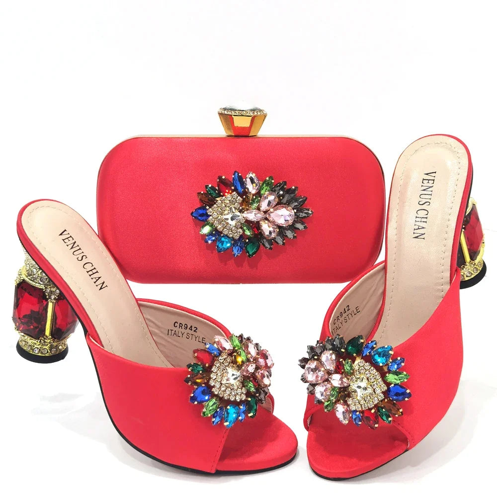 Italian blue Shoes And Bag Sets HSD1-35 – product view 1