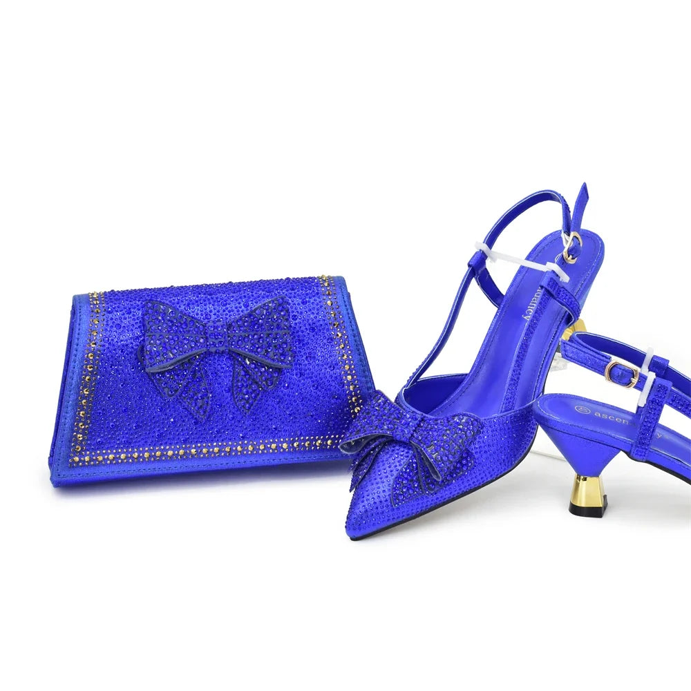Italian Shoes And Bag Sets For Evening Party EDHFG1-1