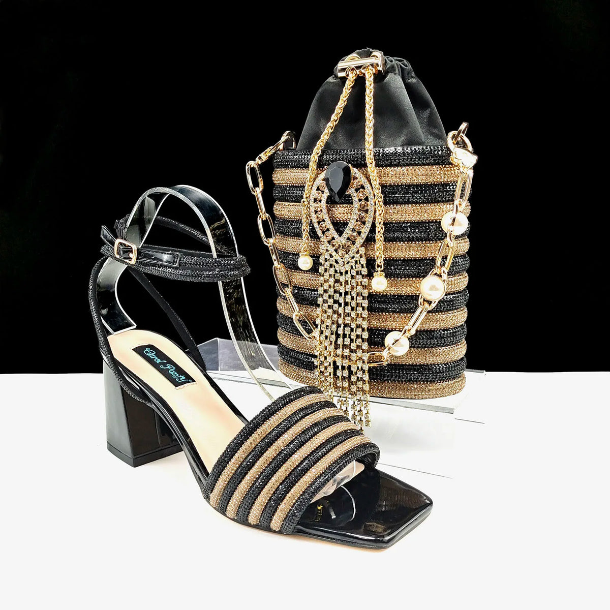 Lastest Ladies Shoes with Matching Bag Set HJJ1-23