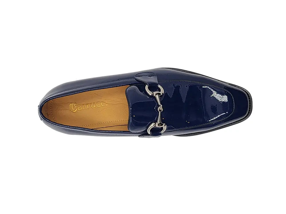 Carrucci Shoes Signature Horse Bit Calfskin Slip On Loafer KS509 28P view 18