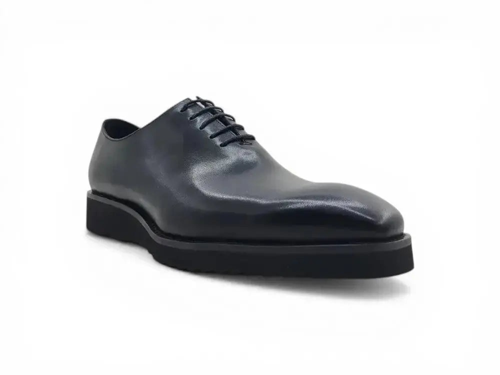 Carrucci Shoes Signature Wholecut Oxford With Lightweight Sole KS518 01 back view