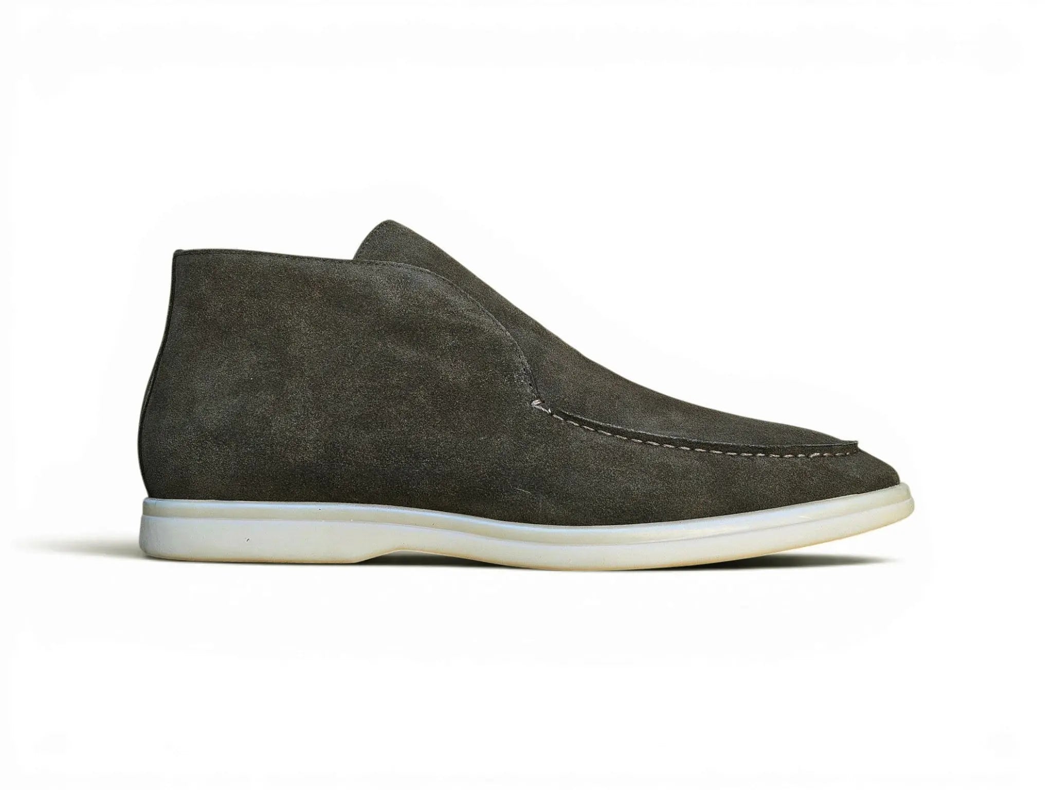 Carrucci Shoes Men's Soft Suede Comfort Loafer Suede KS715 03S