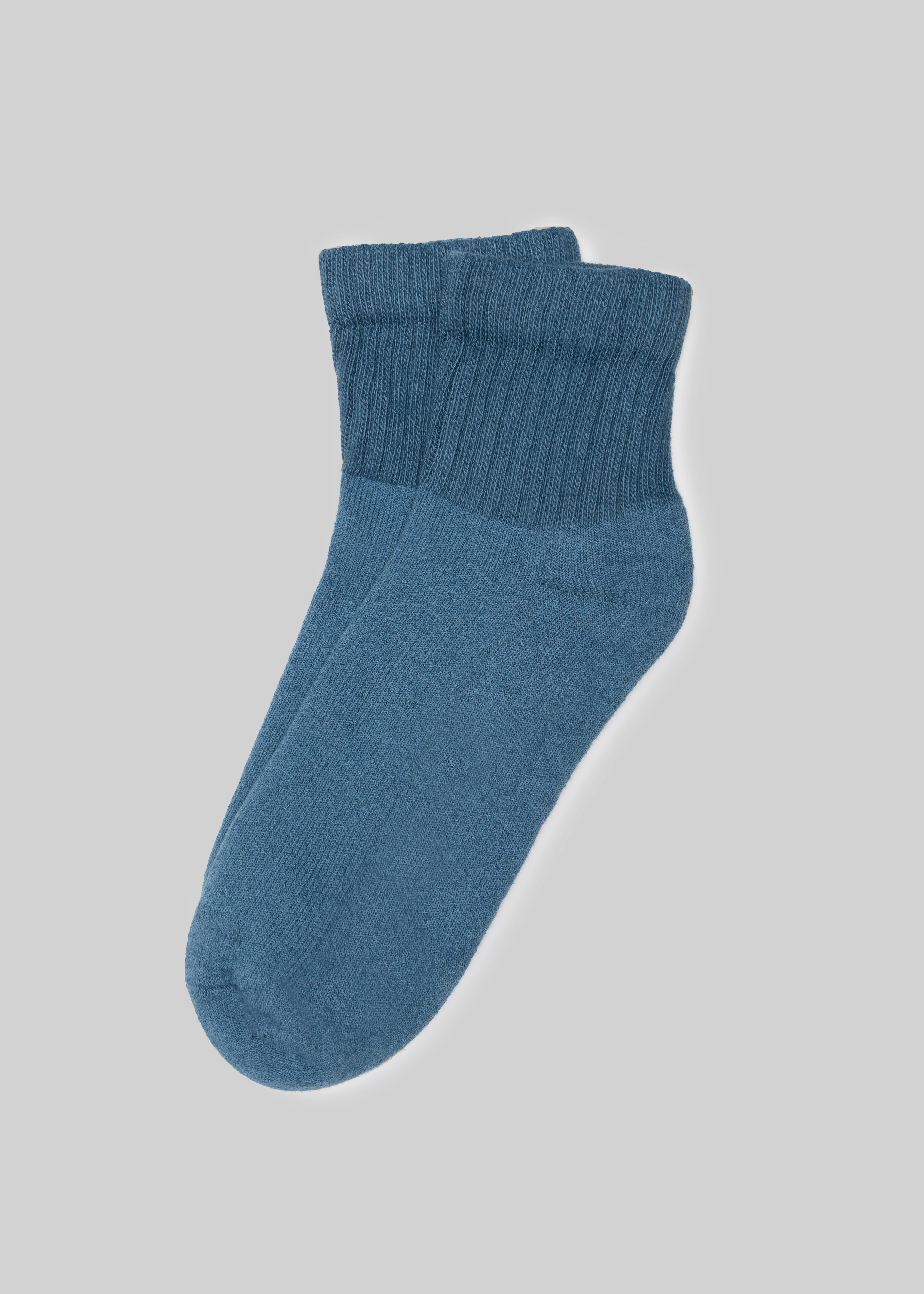 American Trench The Solids Quarter Crew Socks side view