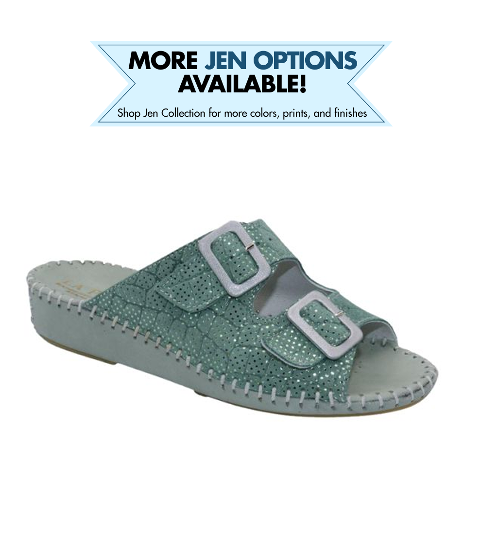 Jen Sparkle Leather Slide