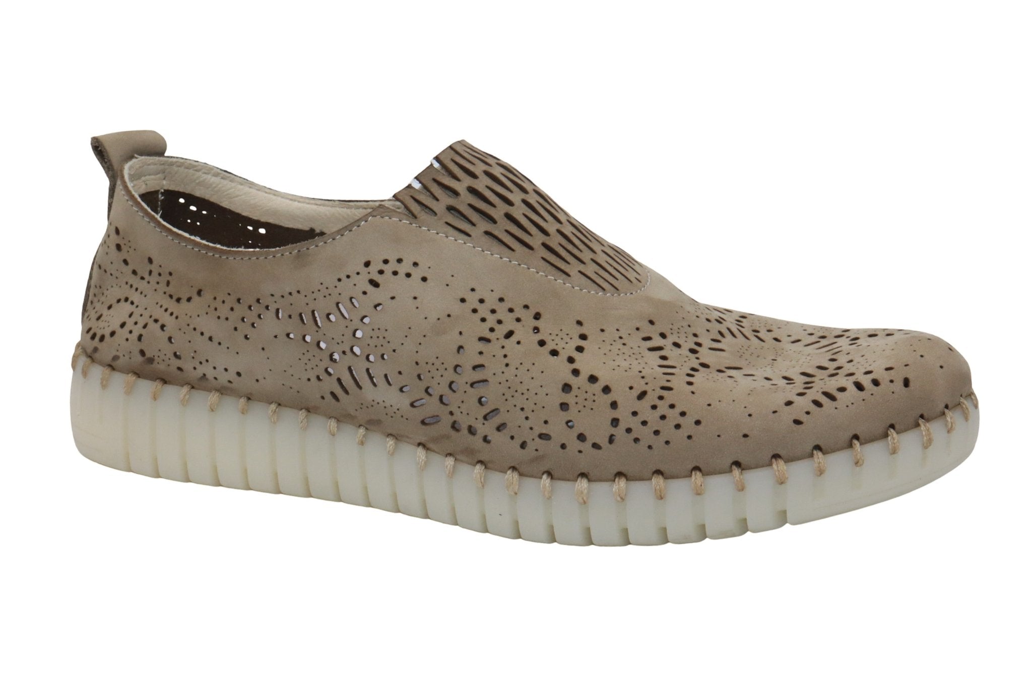Eric Michael Stella Perforated Leather Slip On