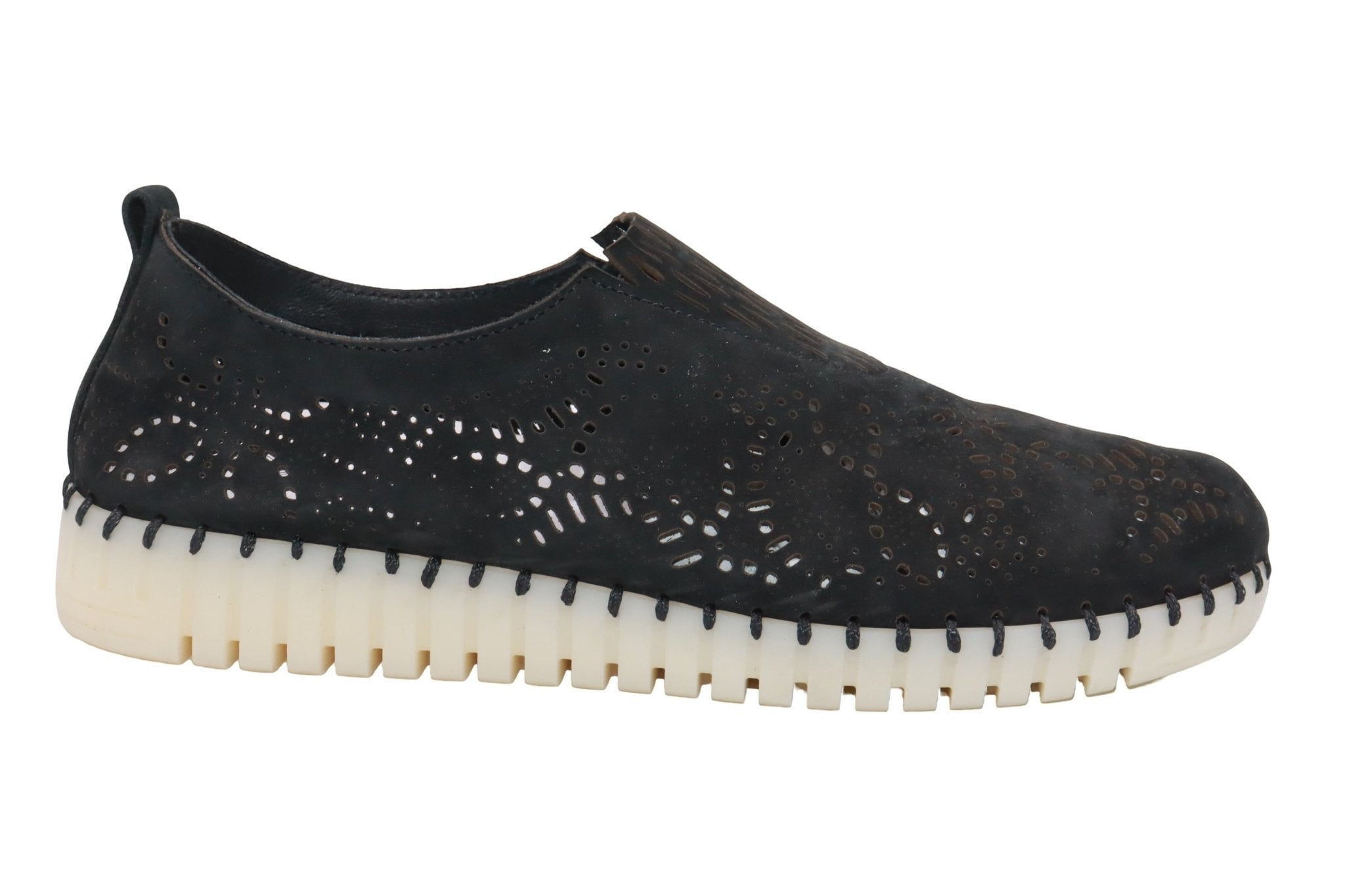 Eric Michael Stella Perforated Leather Slip On