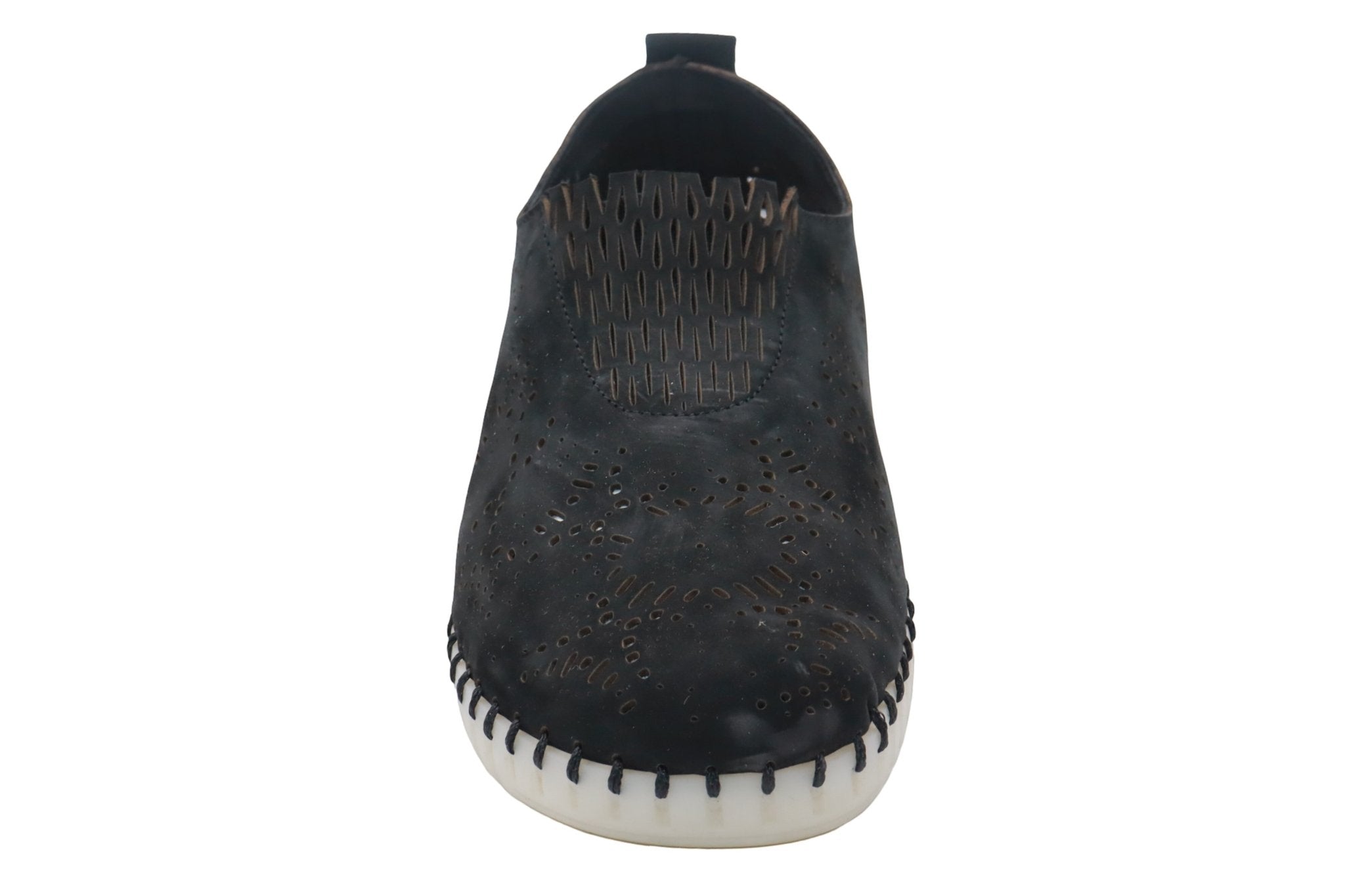 Eric Michael Stella Perforated Leather Slip On