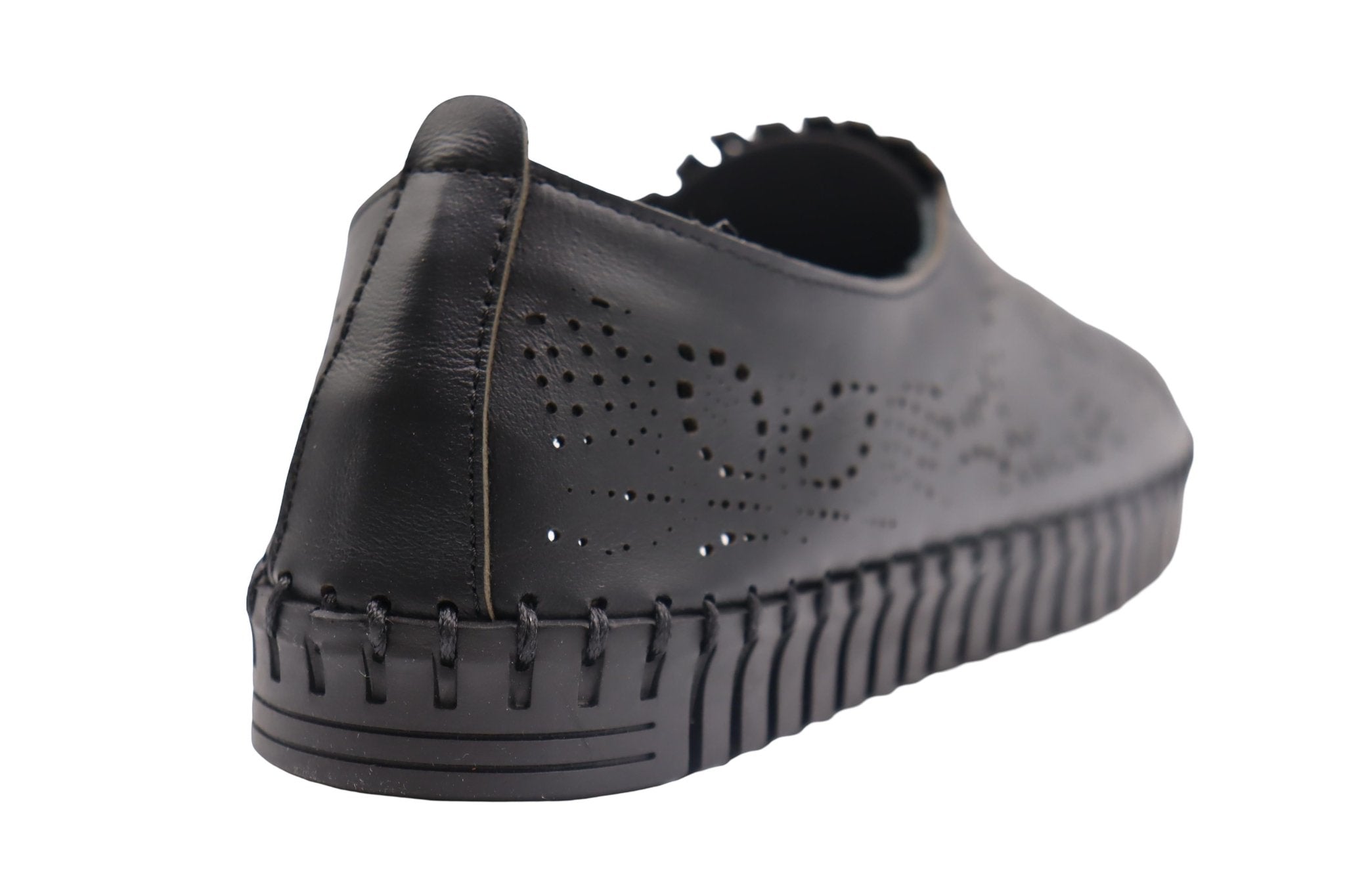 Eric Michael Stella Perforated Leather Slip On