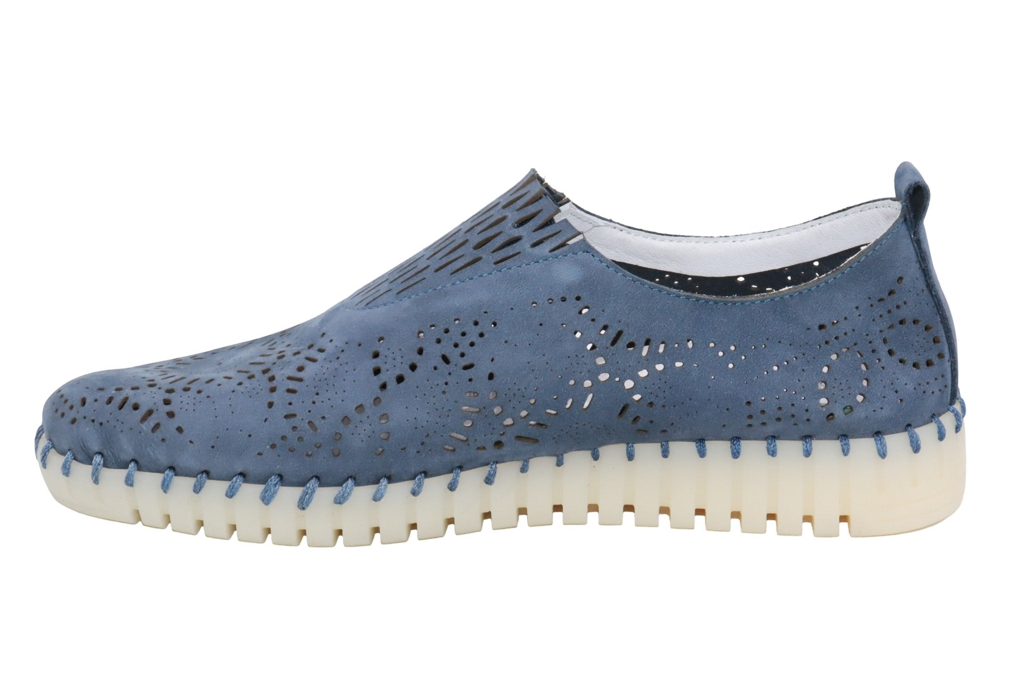 Eric Michael Stella Perforated Leather Slip On