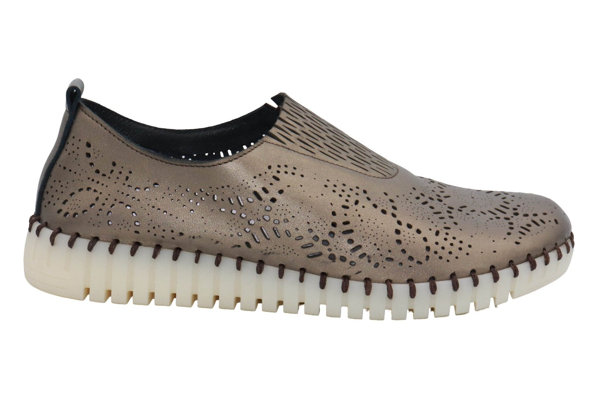 Eric Michael Stella Perforated Leather Slip On