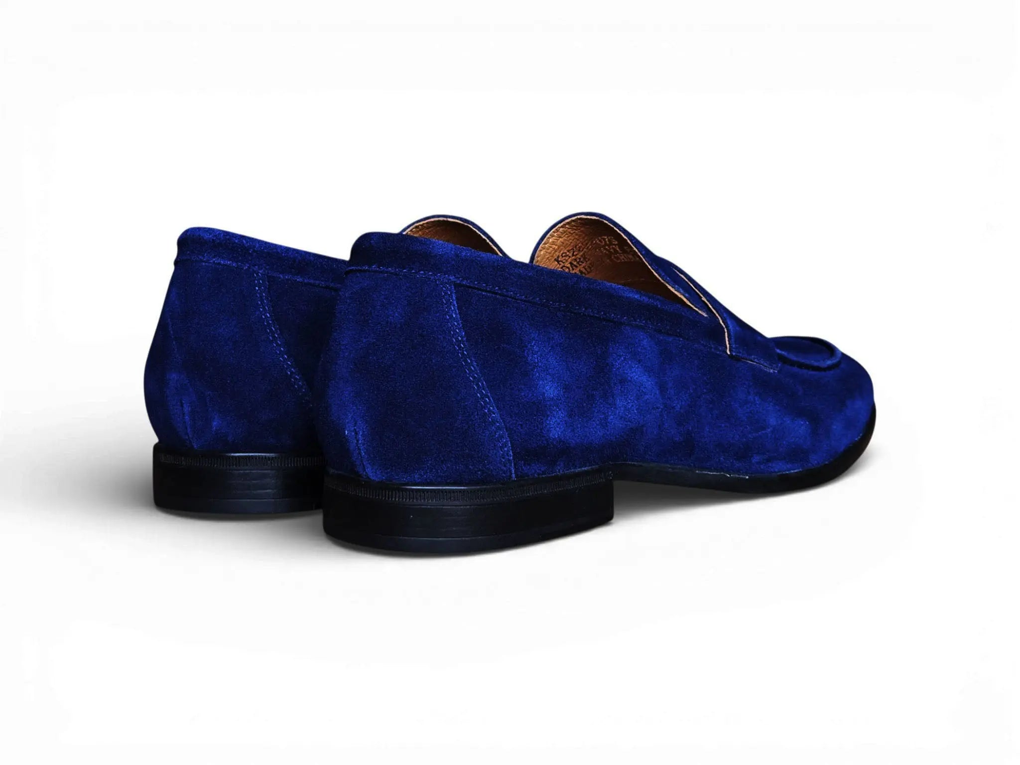 Suede Penny Loafer with Flexible Outsole Carrucci Shoes Men's