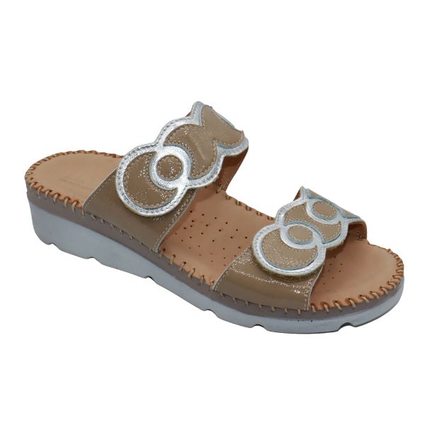 Sugar Ring Detail Adjustable Sandal