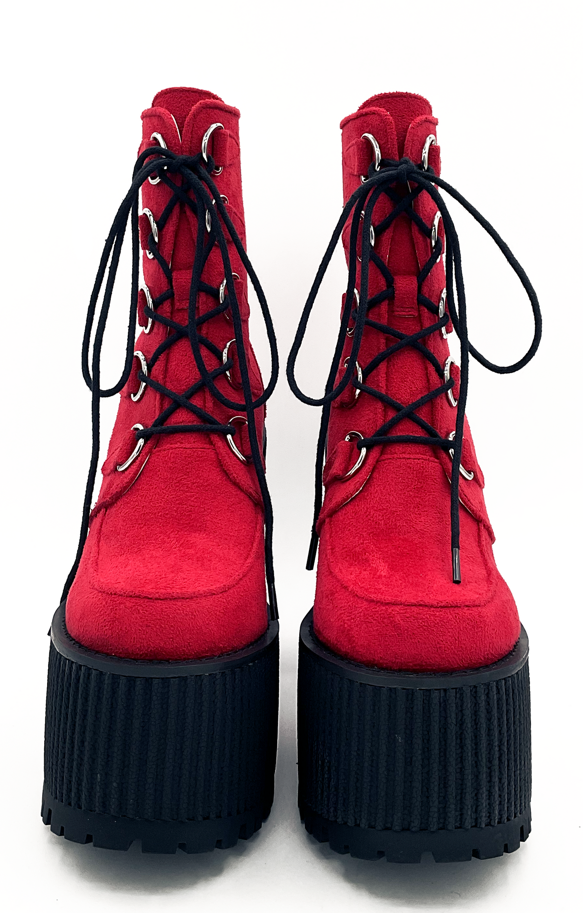 Charla Tedrick Supercreep Oxblood Platform – front view