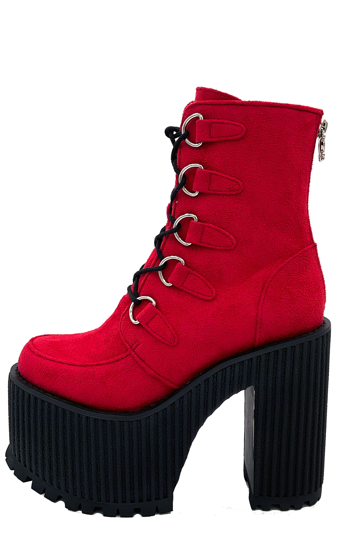 Charla Tedrick Supercreep Oxblood Platform – side view