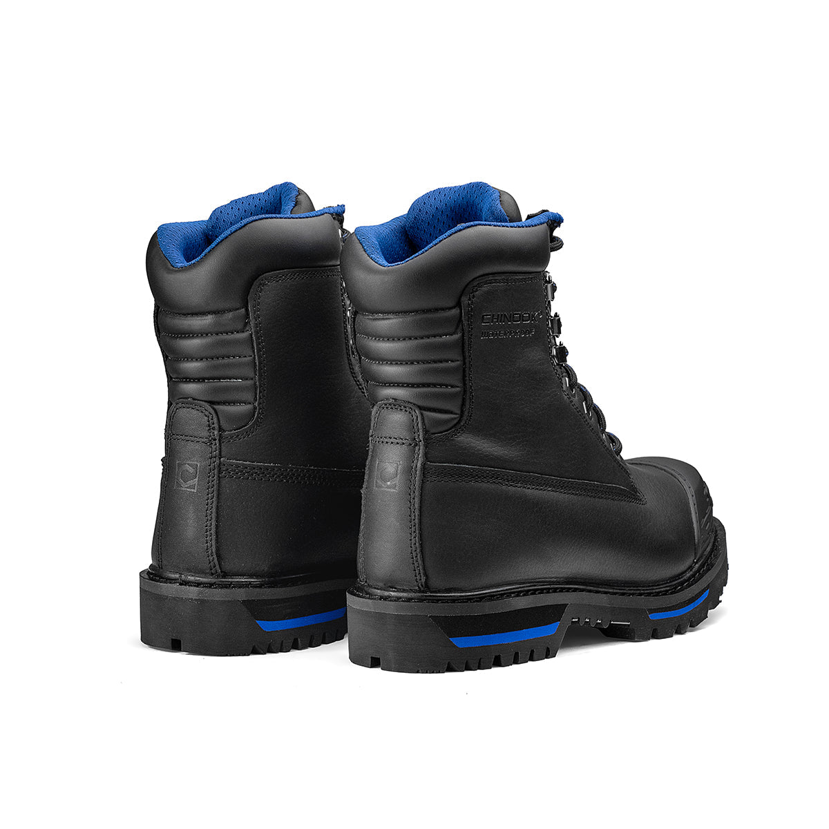 Tarantula 8" Steel Toe Men’s Waterproof Work Boot - Black – product view 5
