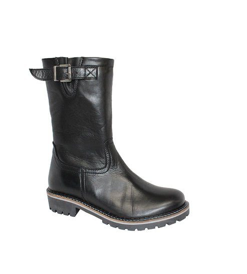 Eric Michael Thistle Women’s Leather Elastic Ankle Bootie