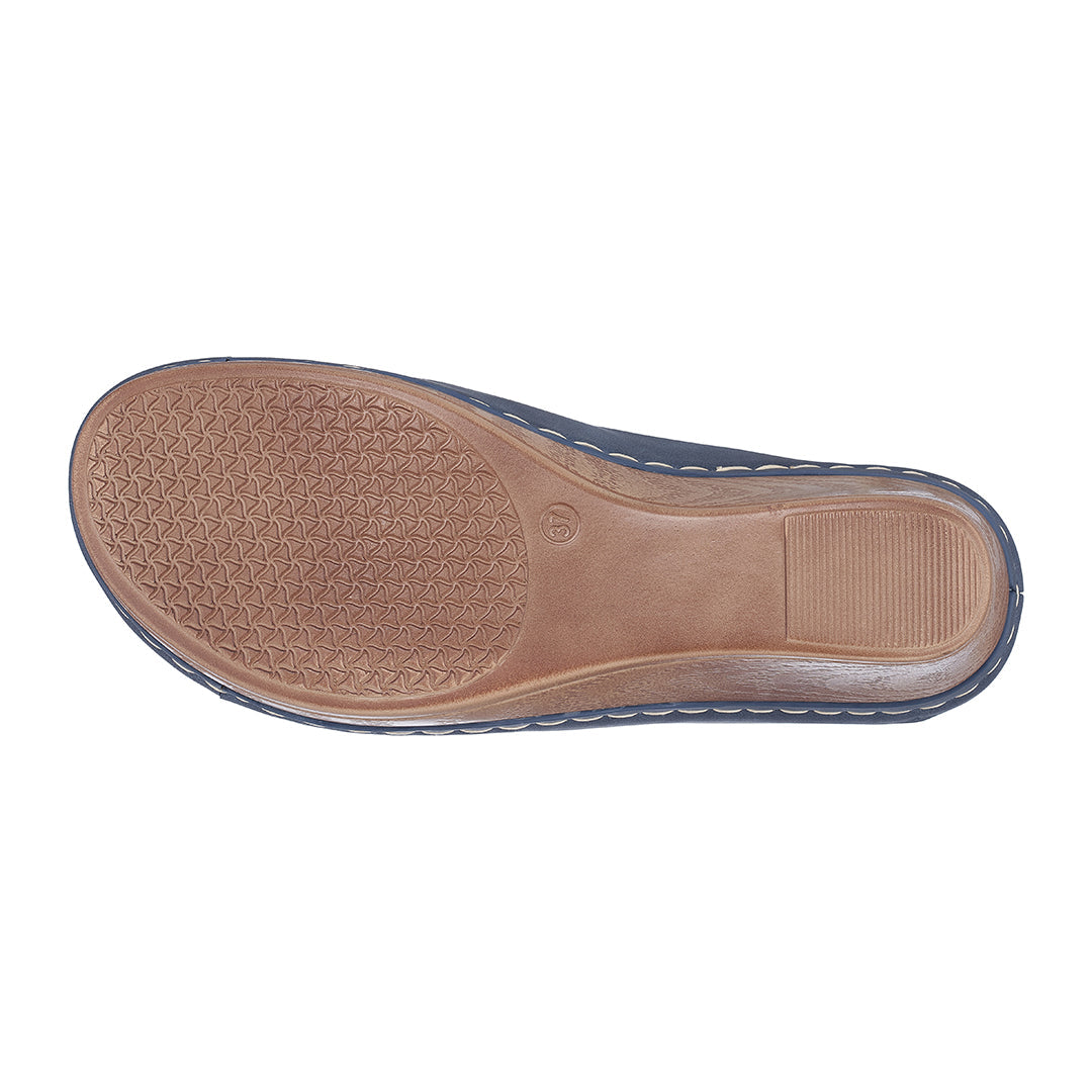 Women's Tokyo Navy Wedge Sandals – product view 6
