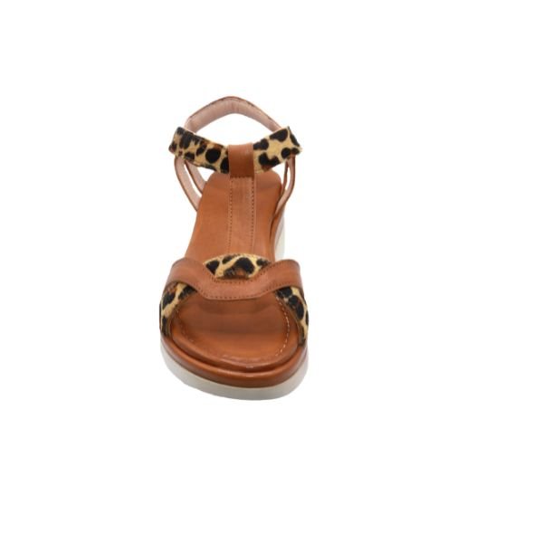 Eric Michael Trixie Women’s Braided Leather Wedge Sandal