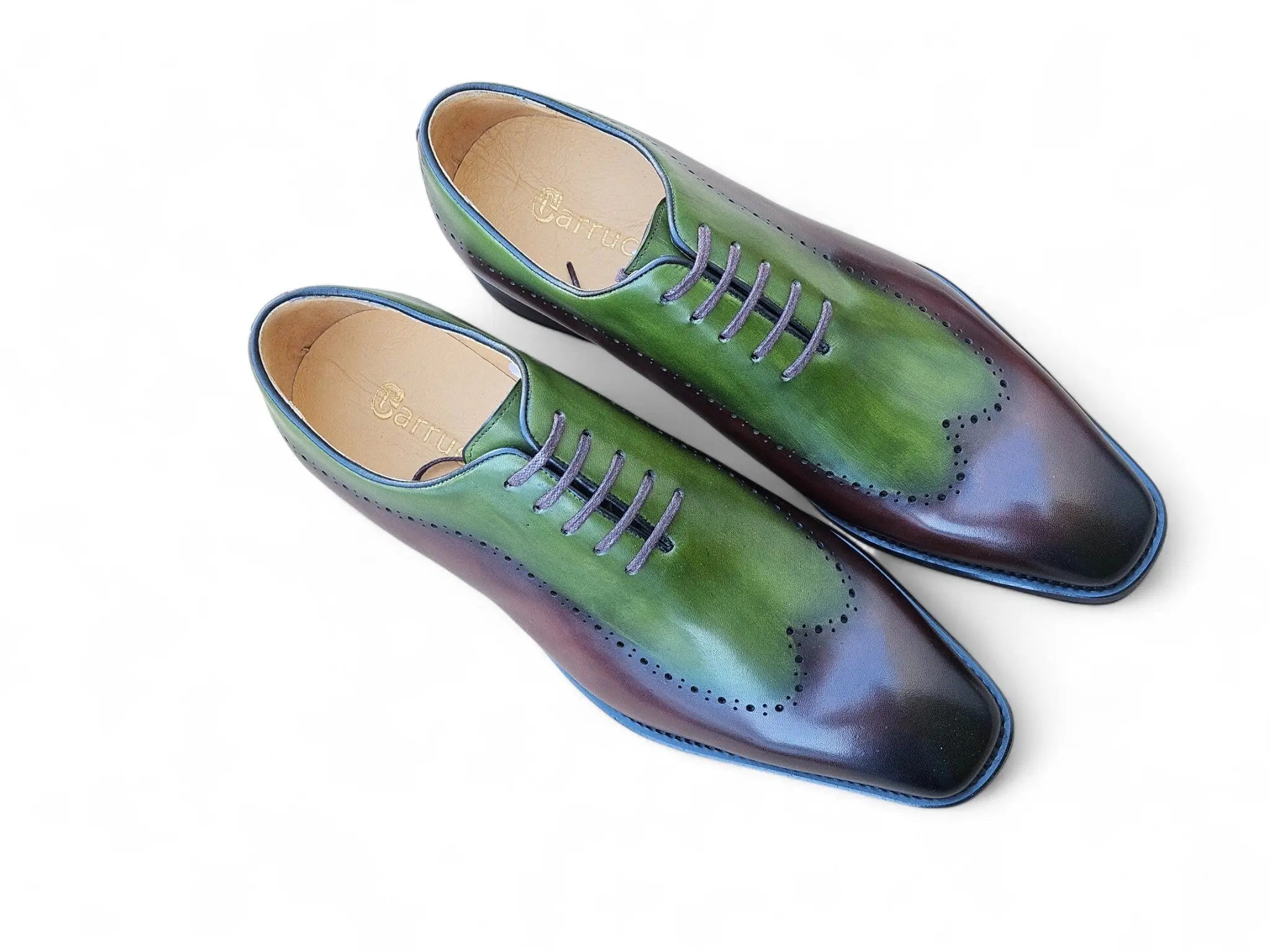 Carrucci Shoes Two Tone Oxford Men's Calfskin Leather KS515 33T view 19