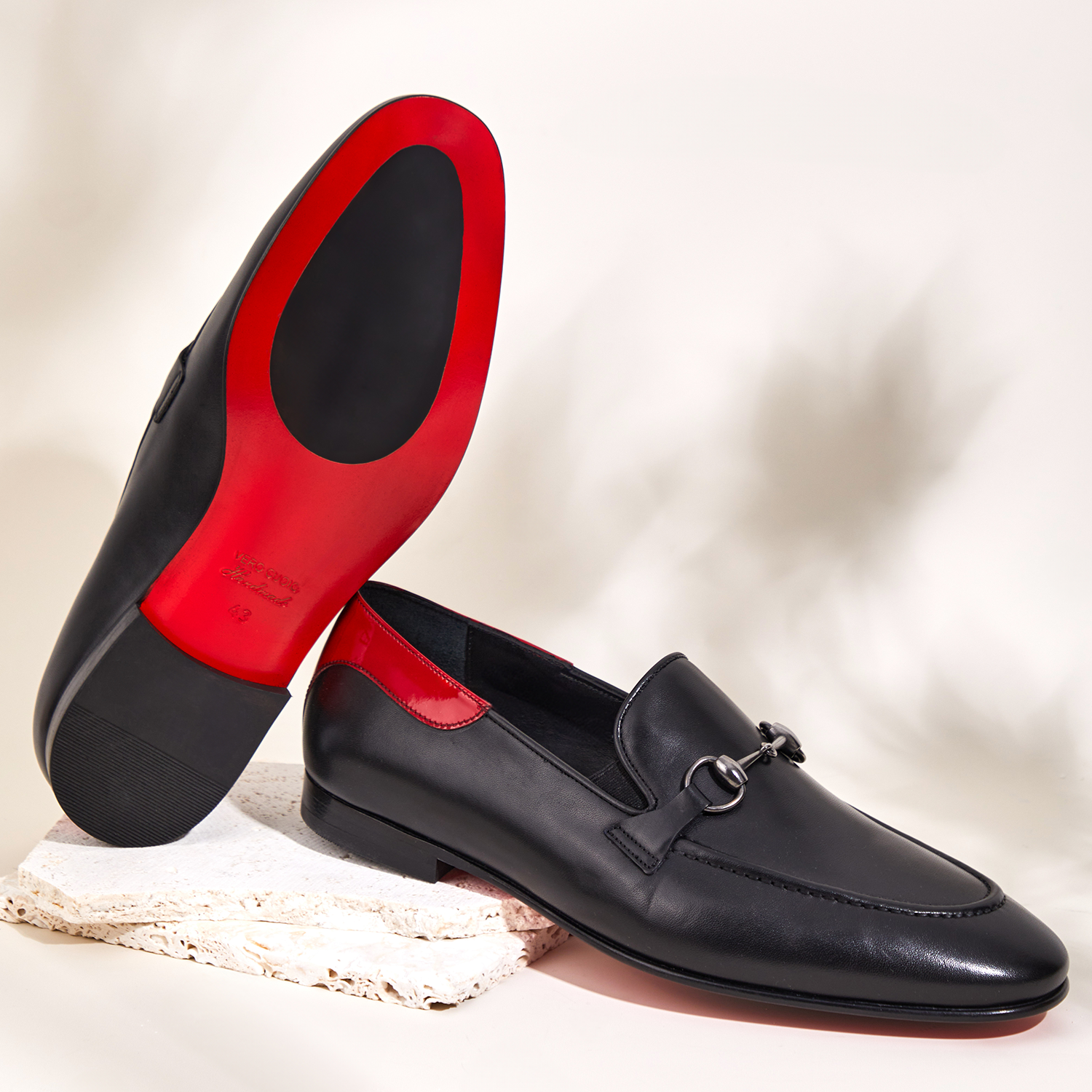 The Maratea Black Leather shoe Bit Loafer Men Shoe