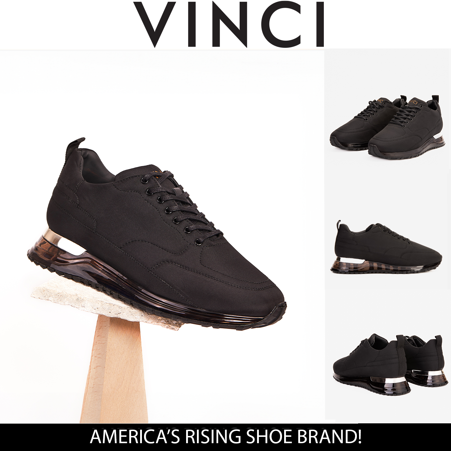 The Lexington Black Men Sneaker