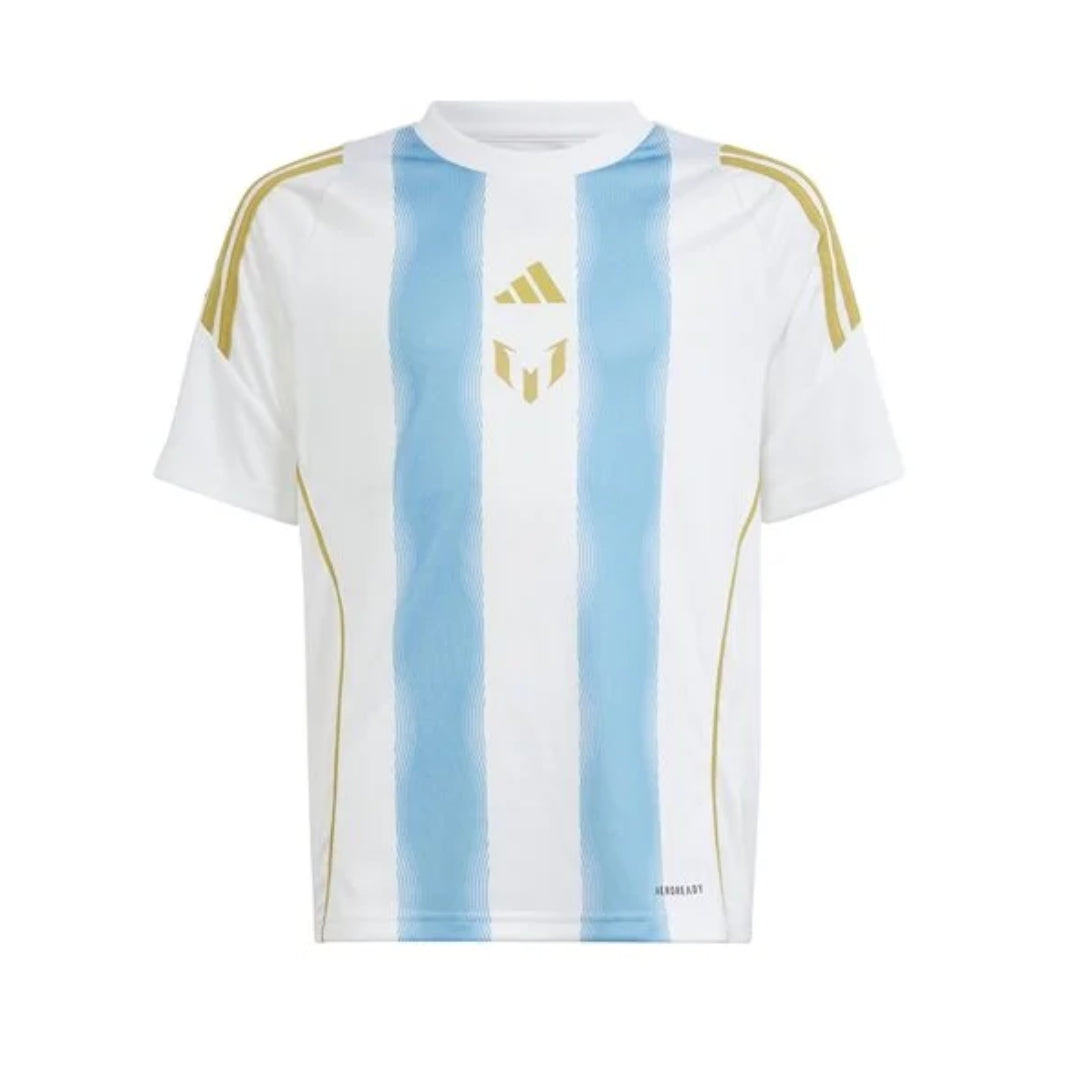 Adidas Youth Messi Short Sleeve T-shirt – product view 4
