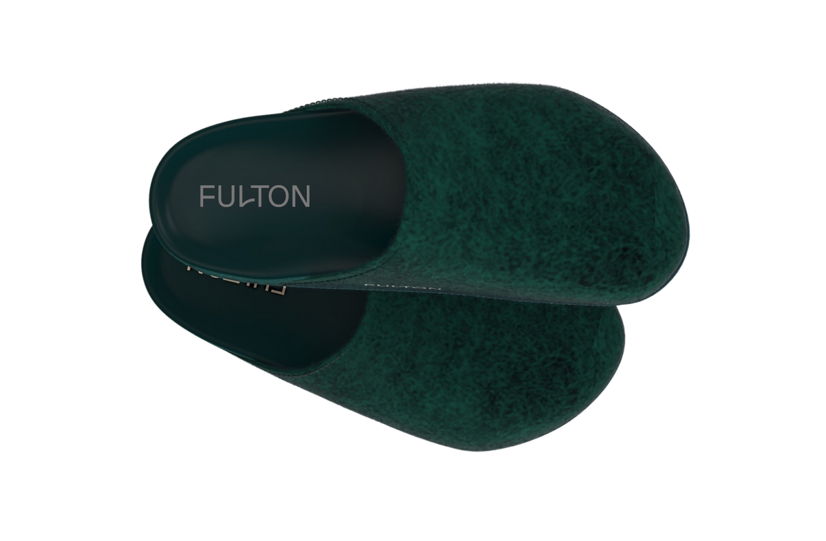 Fulton House Shoe Men’s and Women’s Orthopedic Comfort Slippers with Arch Support – On-Foot Styling