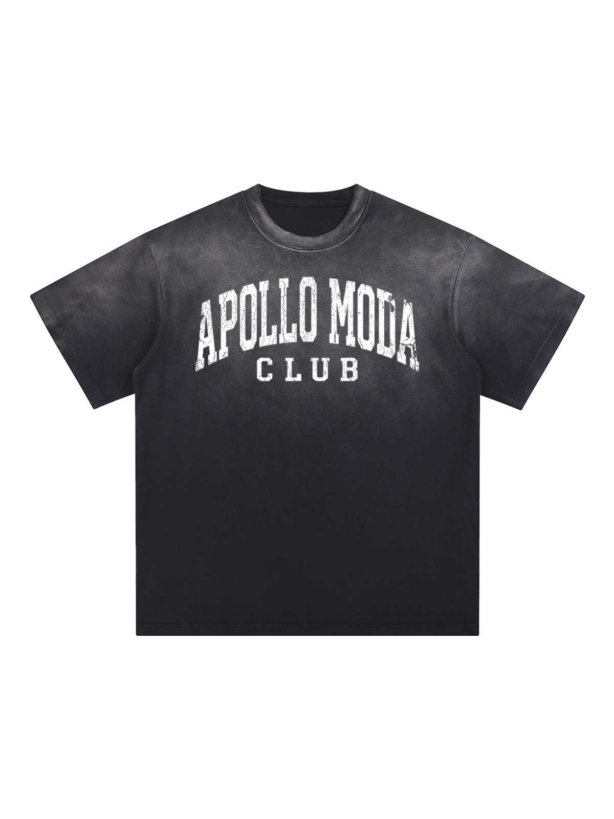 Apollo Moda Club Washed Gradient Oversized Tee – product view 2