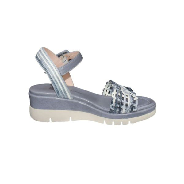 Eric Michael Vivian Women’s Leather Wedge Sandal