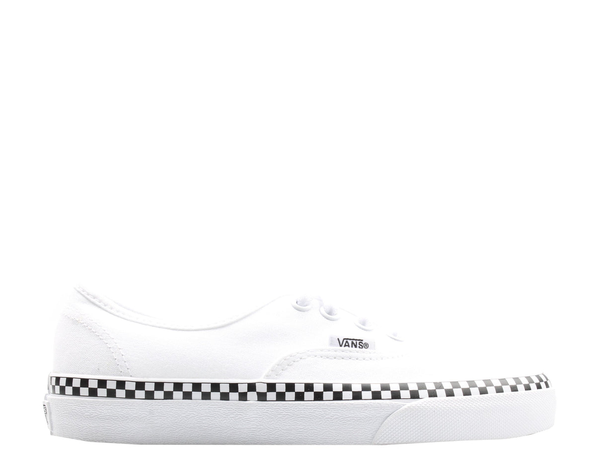 Vans Authentic Check Foxing Sneakers — True White Low-Top – product view 2