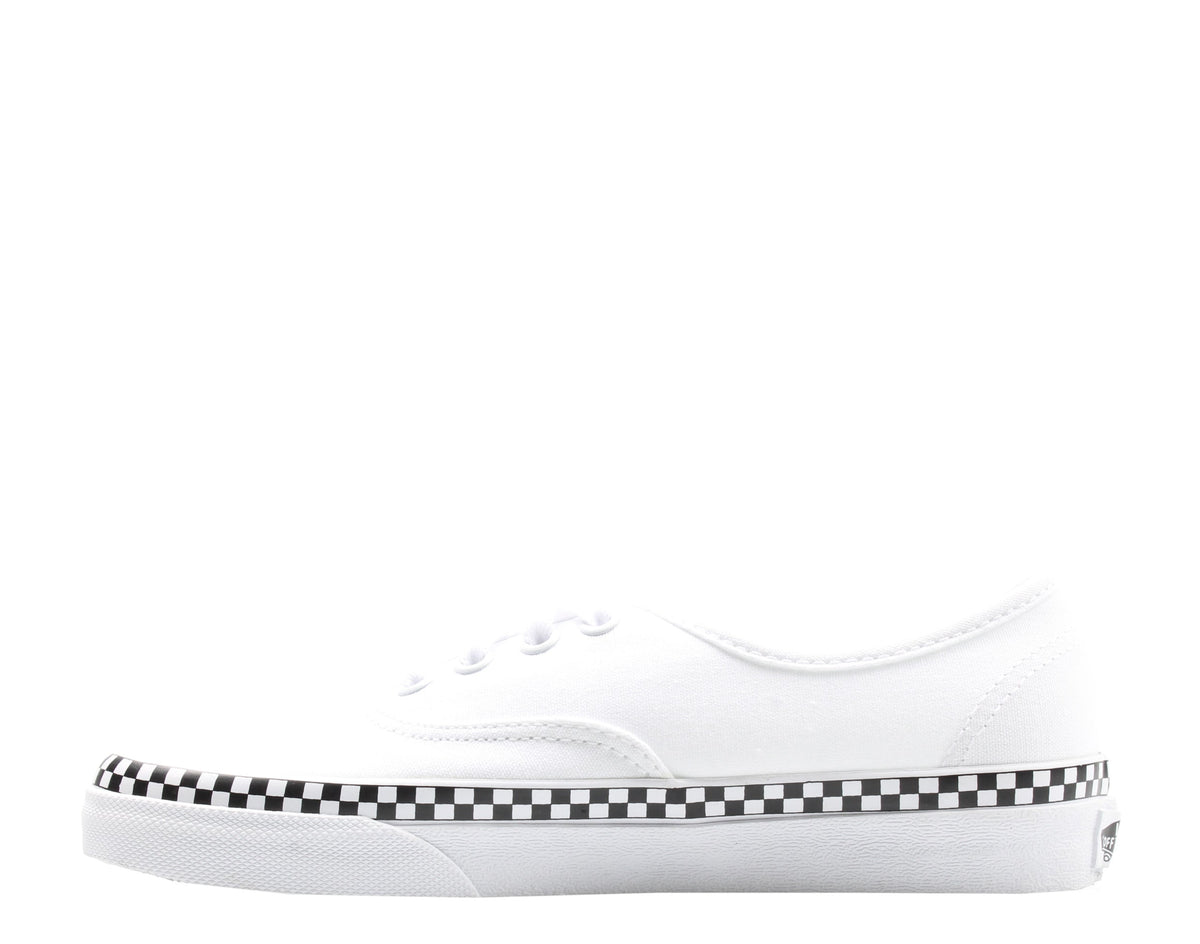 Vans Authentic Check Foxing Sneakers — True White Low-Top – product view 3