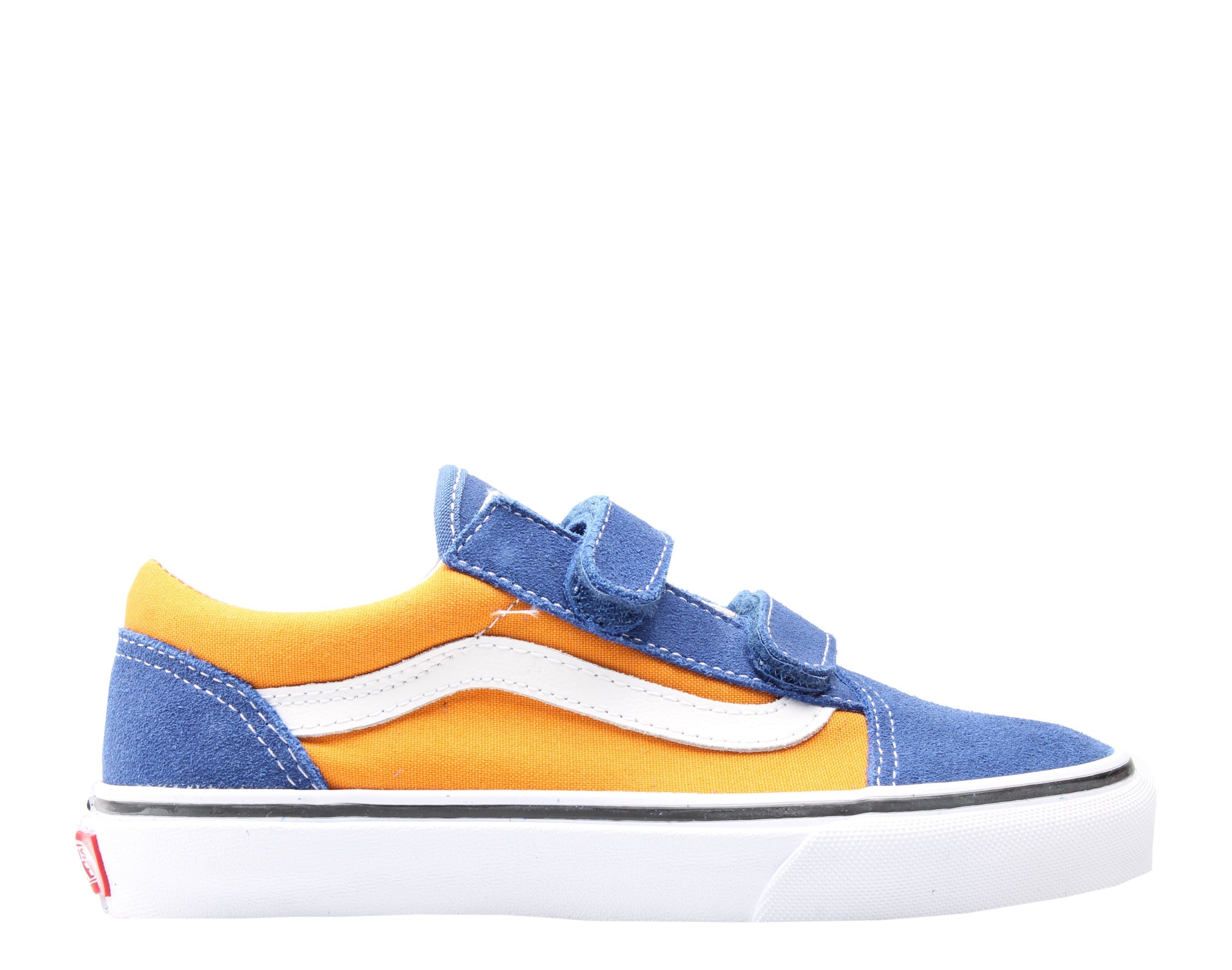 Vans Old Skool POP OG Kids' Sneakers — Blue/Gold Low-Top