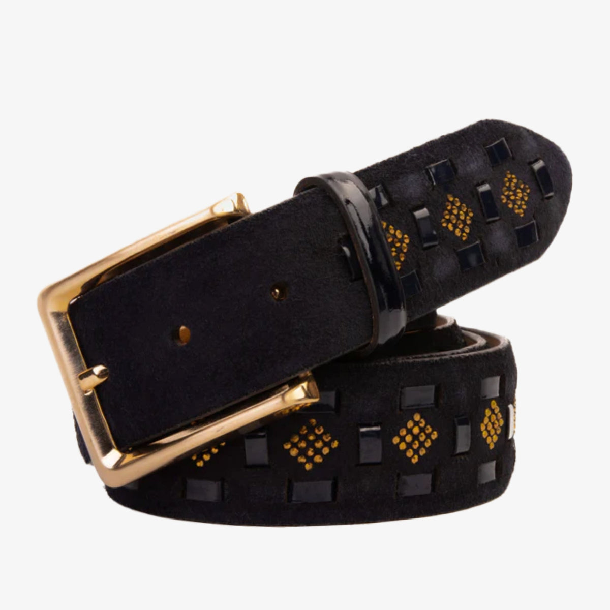 Vinci Leather The Vicino Navy Leather Belt – product view 1