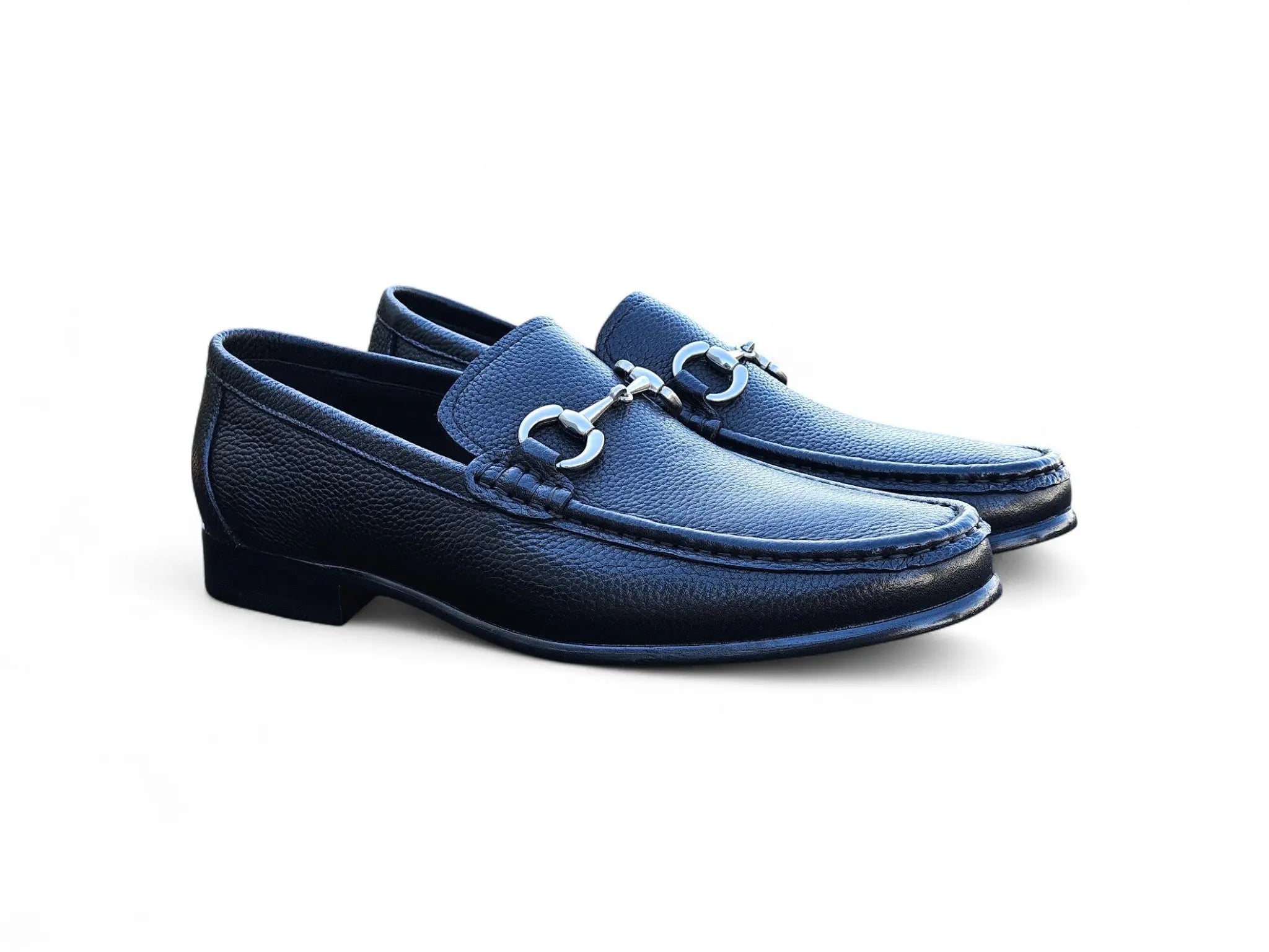 Carrucci Shoes Victor Horsebit Loafer Pebble Grain Leather KL201 01 view 14