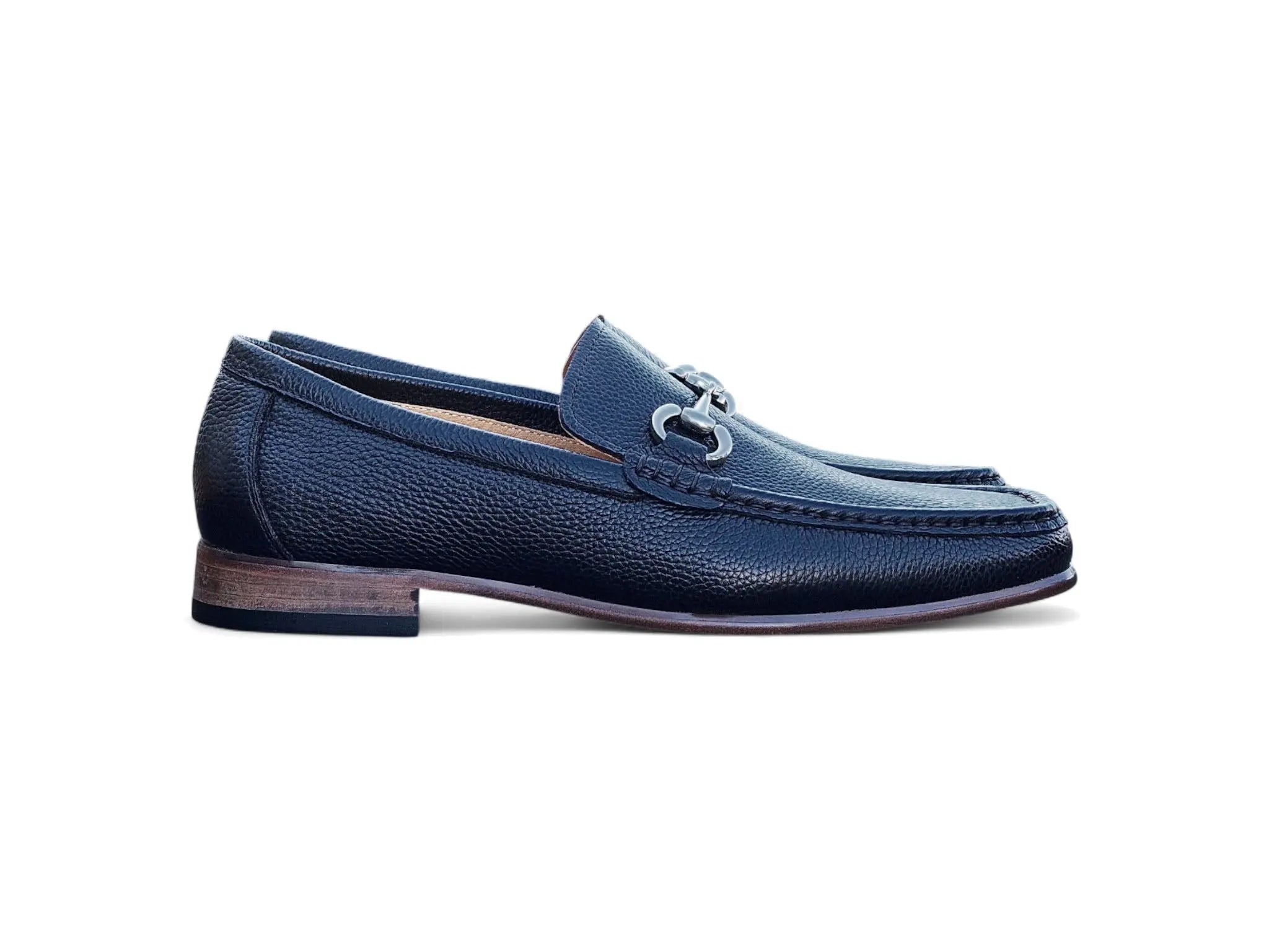Carrucci Shoes Victor Horsebit Loafer Pebble Grain Leather KL201 01 view 19