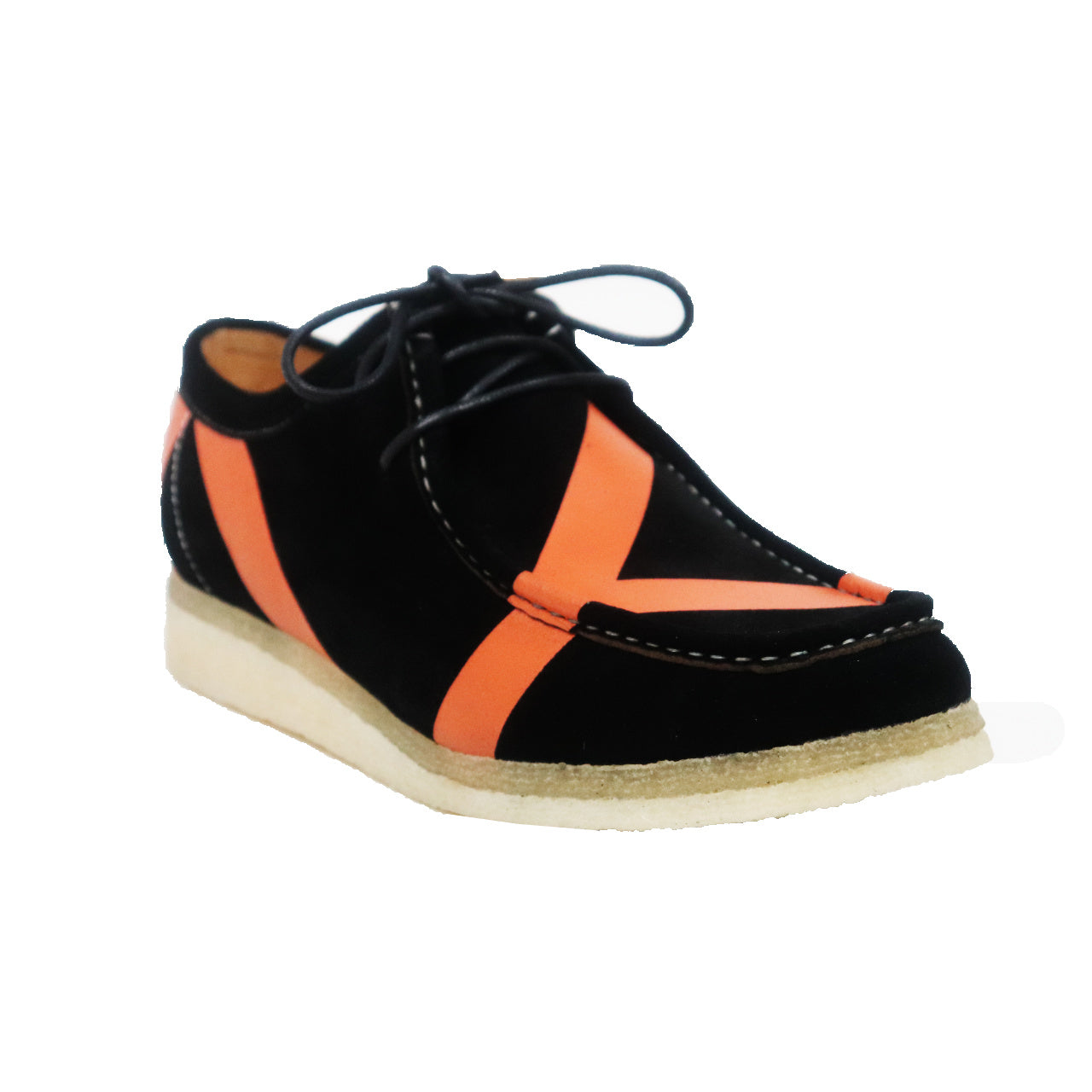 British Walkers Walker Men's Low Stripe Casual Shoes with Crepe Sole view 6