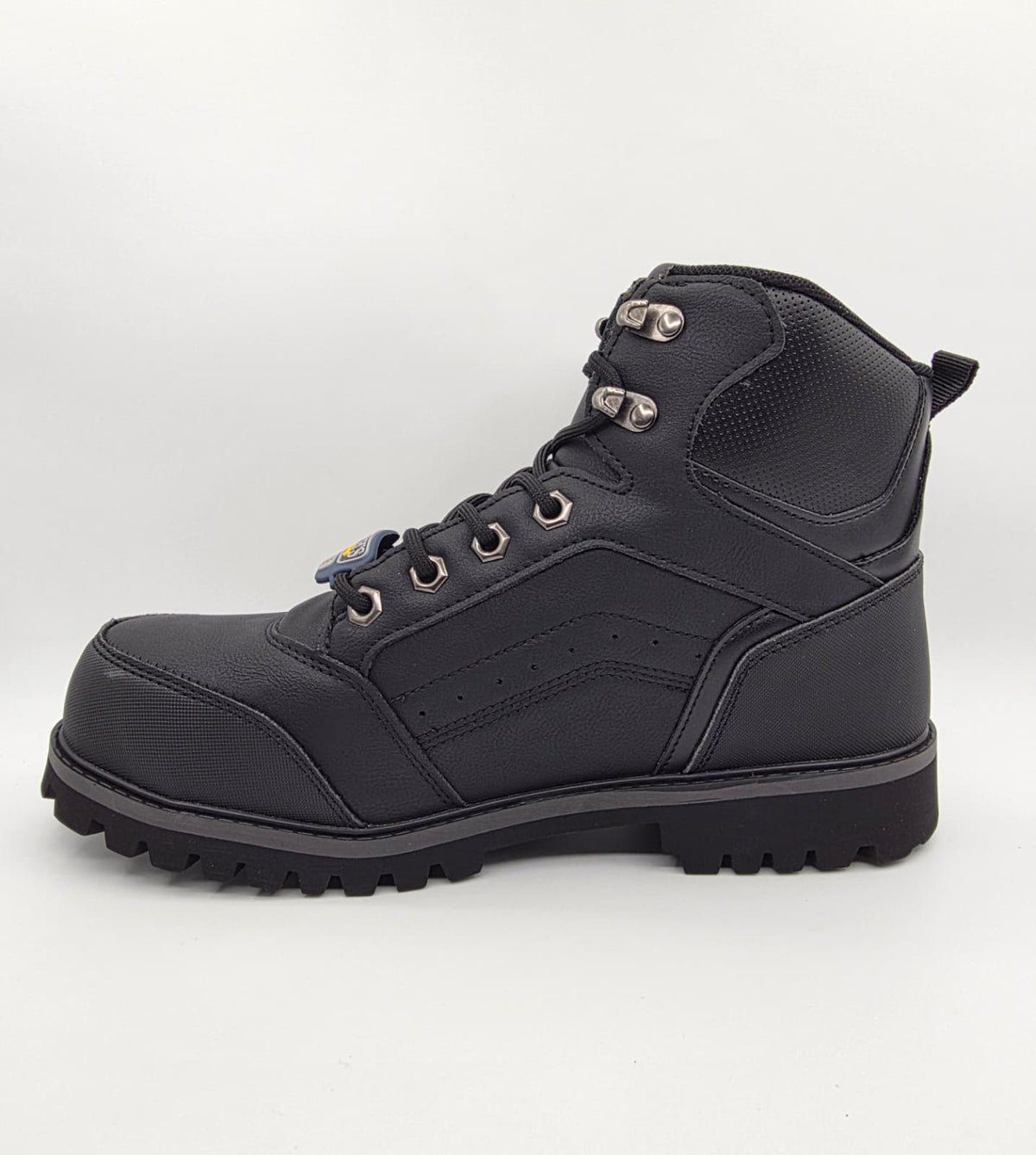 Steel Toe "Smith's Work Wear" (BARWICK) SA724021 Black – Detail Close-Up